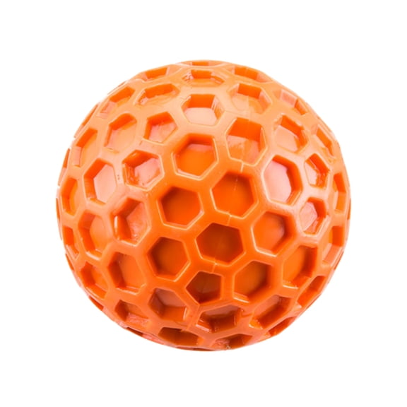 Rubber Squeaky Interactive Chew Toy for Dogs - Light Bulb Shaped Whistle Teething Entertainment for Indoor Outdoor Play