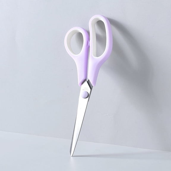 Rubber Stainless Steel Macarons Color Design Scissors Office Supplies Color Student Stationery Scissors, Home Essentials