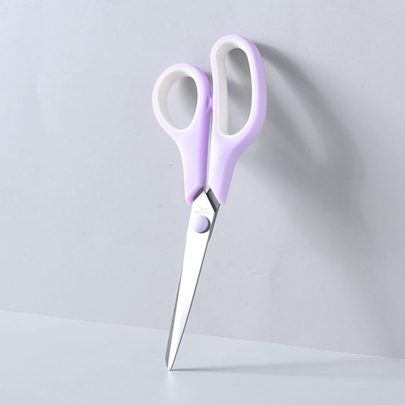 Rubber Stainless Steel Macarons Color Design Scissors Office Supplies Color Student Stationery Scissors, Home Essentials