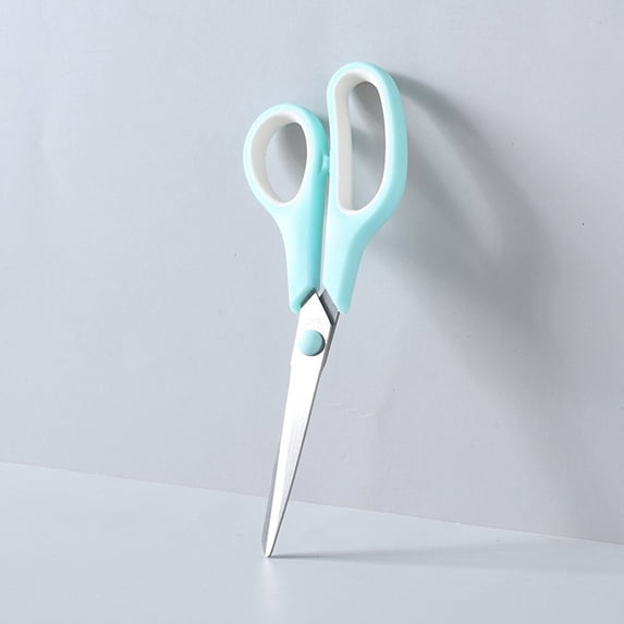 Rubber Stainless Steel Macarons Color Design Scissors Office Supplies Color Student Stationery Scissors, Home Essentials