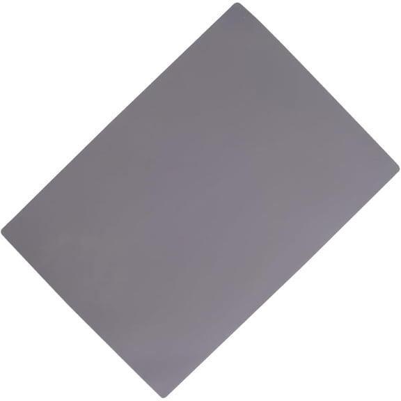 Rubber Stamp Sheet for Stamp Engraving Machines DIY Crafts Rectangle Dark Gray 300x210x2.5mm Silver