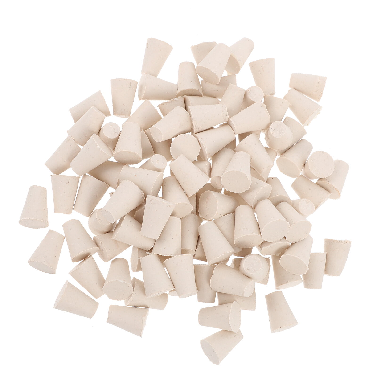 Rubber Stopper Lab Stoppers Test Tube Plugs Themoflask Flasks Laboratory Cork White