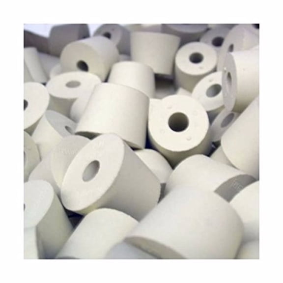 Rubber Stopper- Size 13- Drilled