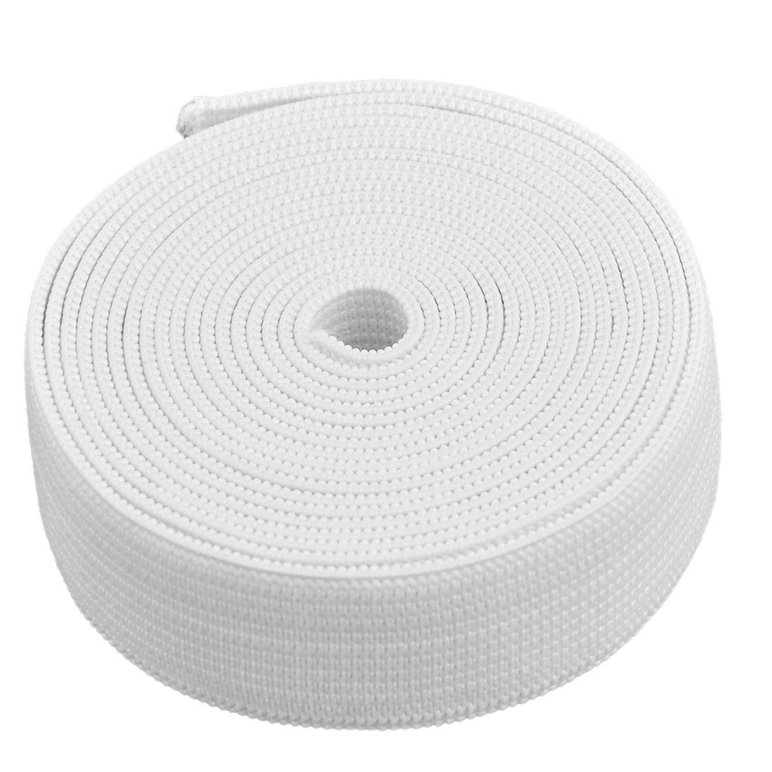 Unique Bargains Rubber Elastic String Sewing Pants Trousers Garments Band Rope White 2m Length, Size: Others