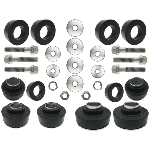 Rubber Subframe Body Mount & Hardware Kit 1967-1972 Firebird/Trans AM and Camaro