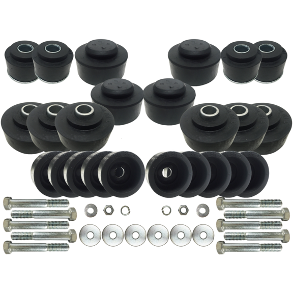Rubber Subframe Body Mount & Hardware Kit 1968-1972 GTO 442 Chevelle Coupes