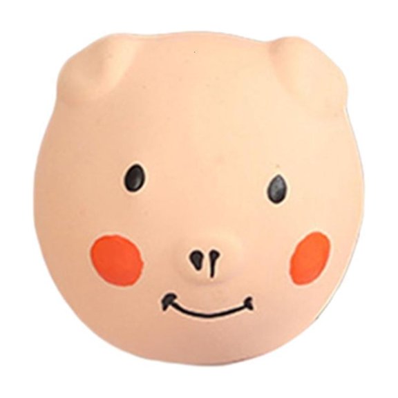 Rubber Teething Chewing Interactive Fetch for Play Squeak Puppy Toys Soft Rubber