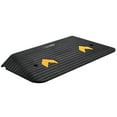 thumbnail image 1 of Rubber Threshold Ramp 3 Inch, Wheelchair Ramp with 1 Channel, 33069 lbs Capacity Curb Ramp for Car, Scooter, Natural Rubber Non-Slip Driveway Ramp, 1 of 6