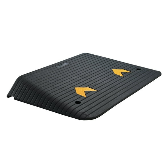 Rubber Threshold Ramp 4 Inch Rise, Car Ramp with 1 Channel, 33069 lbs Capacity