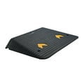 thumbnail image 1 of Rubber Threshold Ramp 4 Inch Rise - Wheelchair Ramp for Doorway, Heavy Duty 33069 Lbs Capacity, Non-Slip Textured Surface - Recycled Rubber Curb Ramp for Scooter & Car, 1 of 7