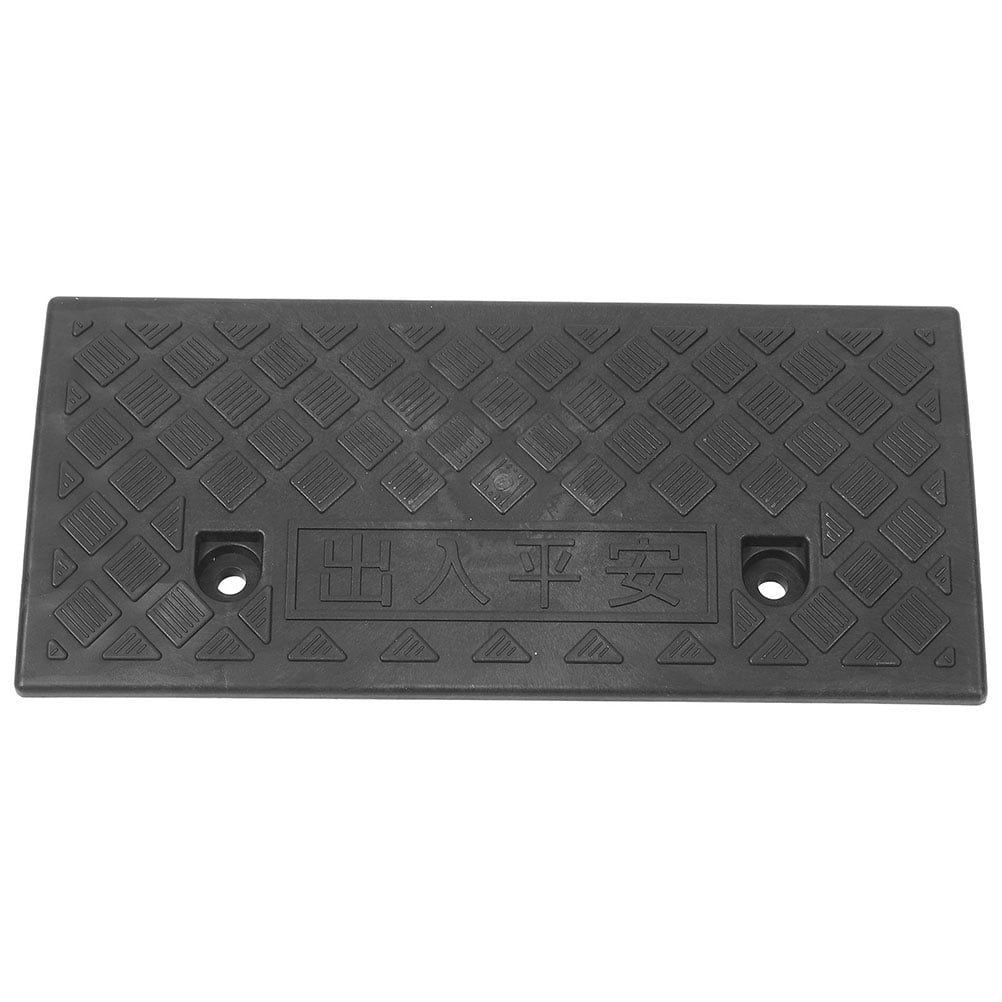 Inclimbing Ramp Amosfun Driveway Ramps for Low Cars Rubber Ramp Cushion Black 1Pcs ...