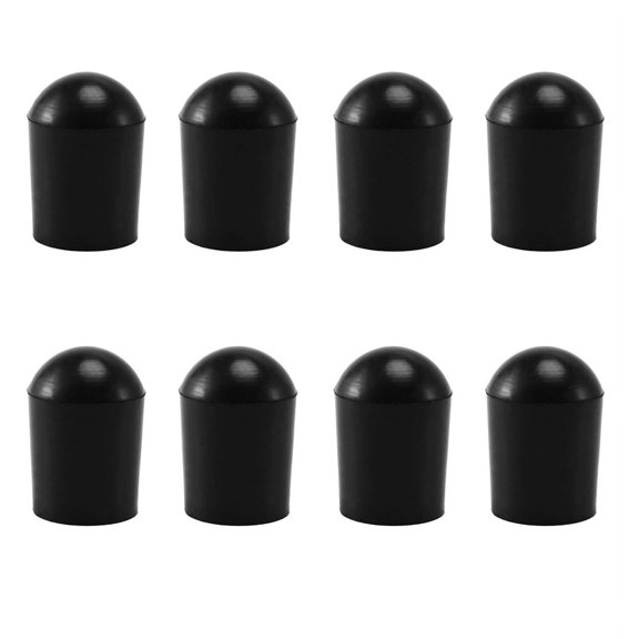 Rubber Tip for Upright Double Bass Endpin (Pack of 8),8 * Rubber Tips,black