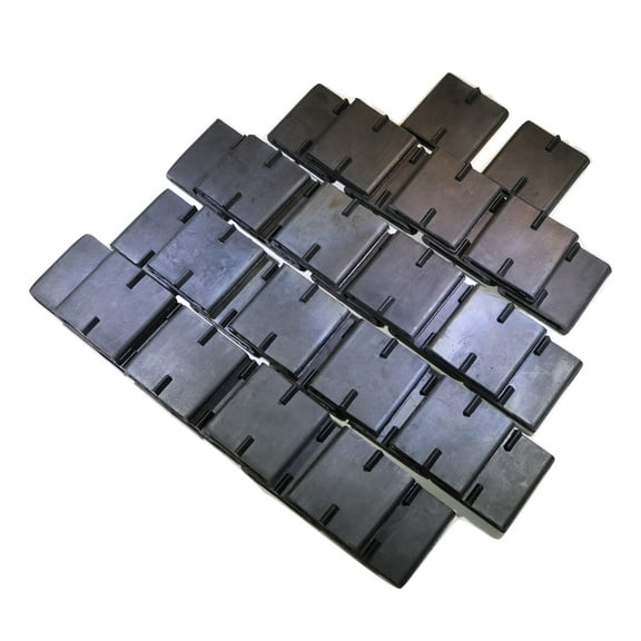 Rubber Tire Tie Down Cleats for up to 2" Straps 36 Pack | 2RCX36