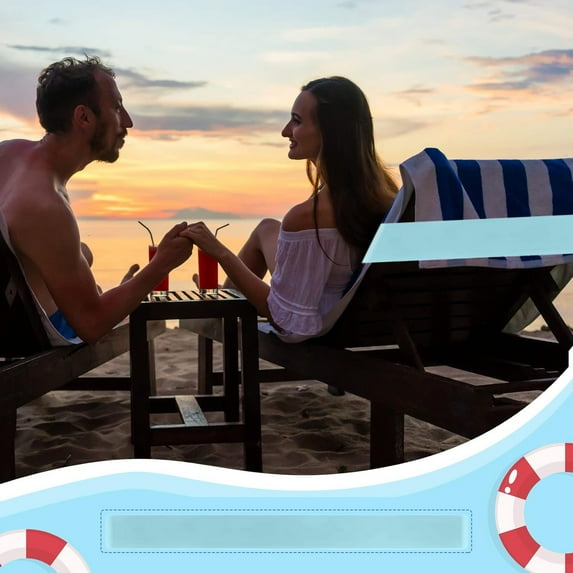 Rubber Towel Bands for Beach and Pool Chairs - Durable Towel Clips for Cruise, Travel, and Outdoor Use, Must-Have Beach Accessories for Securing Towels and Blankets