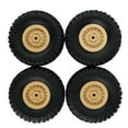 thumbnail image 1 of Rubber Track Wheels for WPL RC Trucks - 4Pcs, Durable, for 1/16 B14/C24 Models, 1 of 3