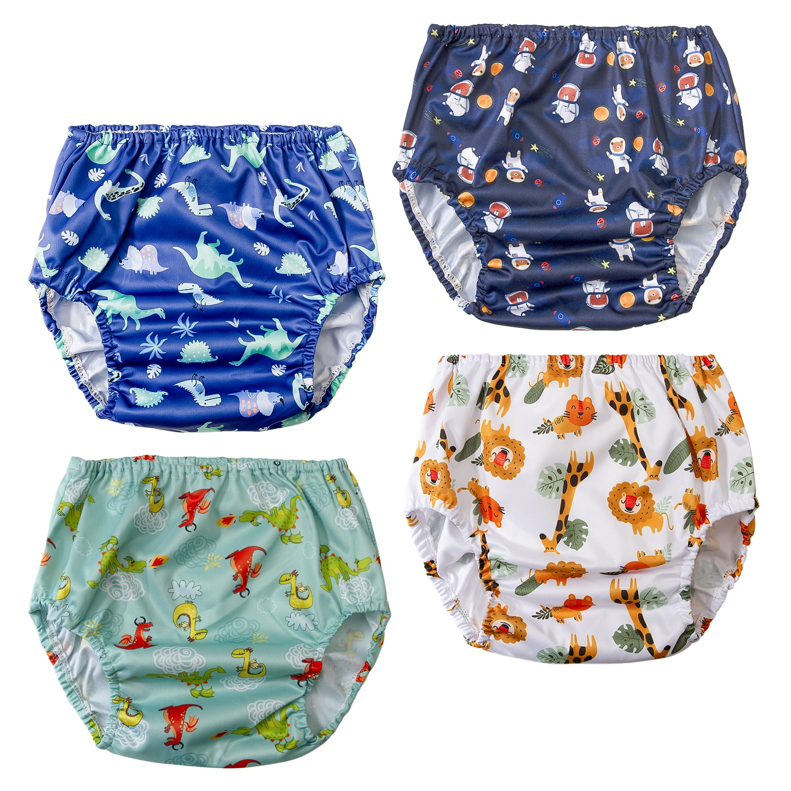 2T Rubber Training Pants for Toddlers Potty & Swim Diaper Covers