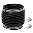 Rubber U Joint Bellows 60932A4 with 2pcs Fixed Clamps Replacement for