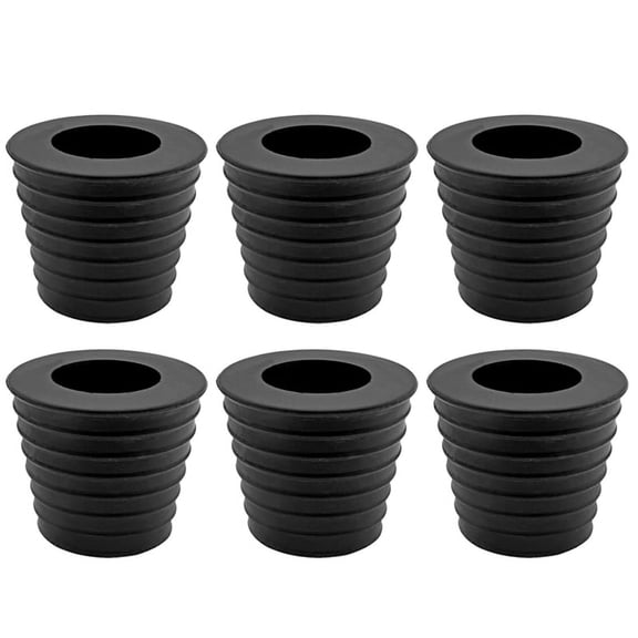 Rubber Umbrella Cone Wedge 6-Pack for Outdoor Table Hole Plugs - Garden Umbrella Base