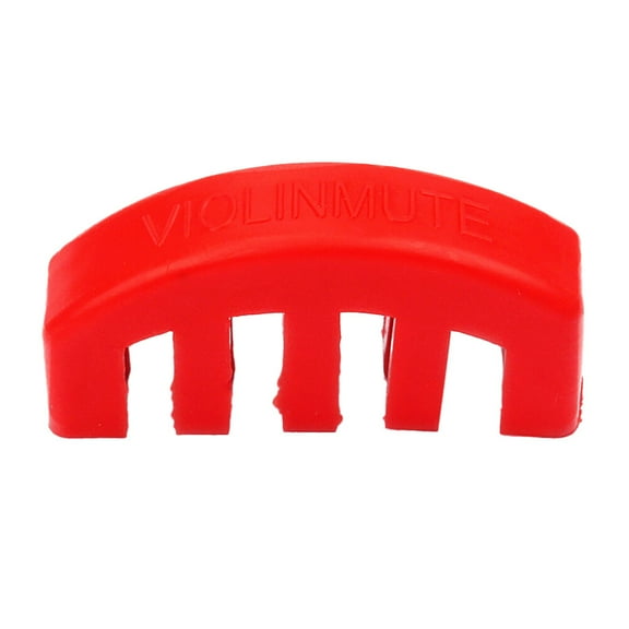 Acoustic Violin Rubber Mute for Strings, Practice Silencer Accessory to Control Volume and Reduce Sound