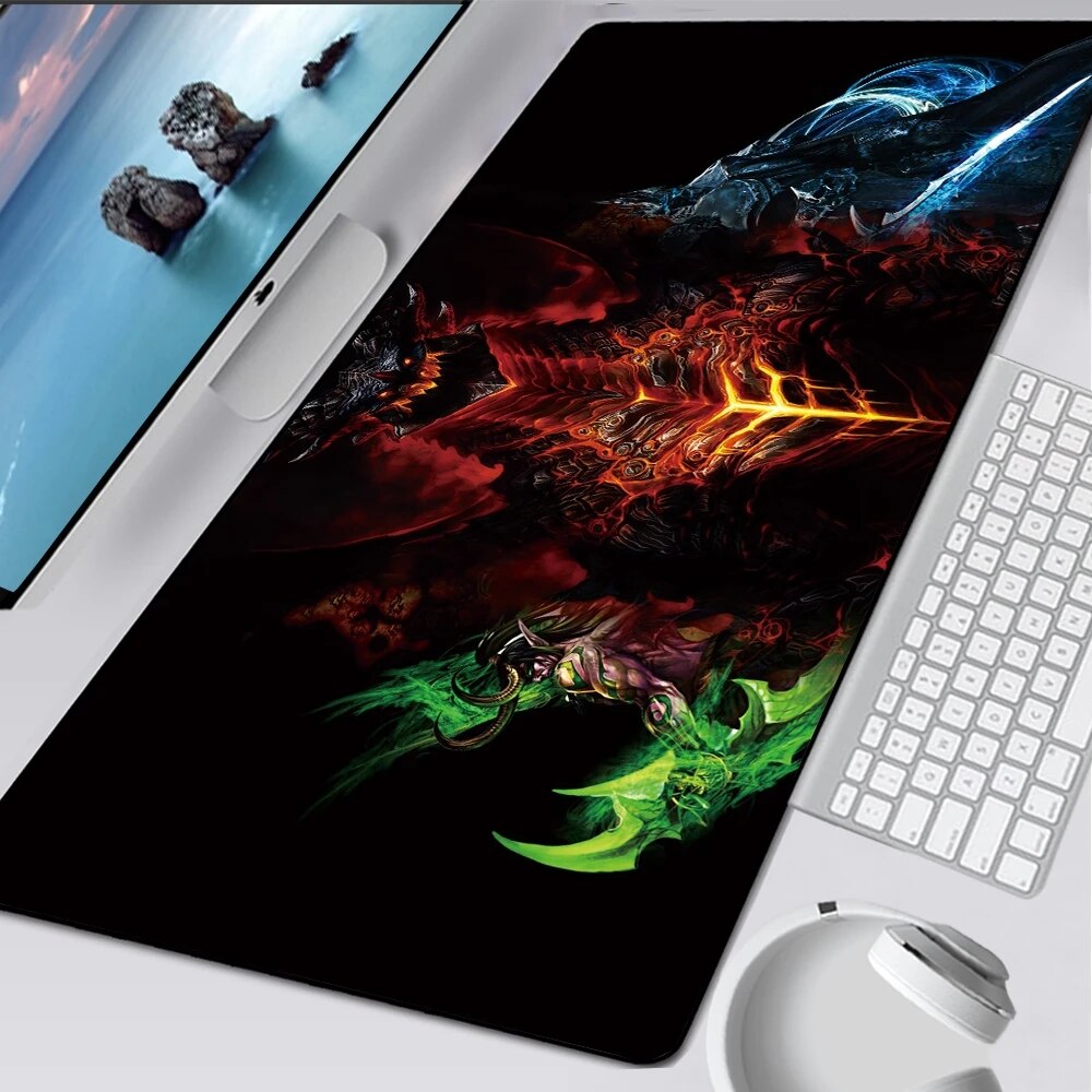Rubber WOW Gaming Mouse pad Gamer LargeHorde Alliance Computer Mousepad Rubber Locking Edge Desk