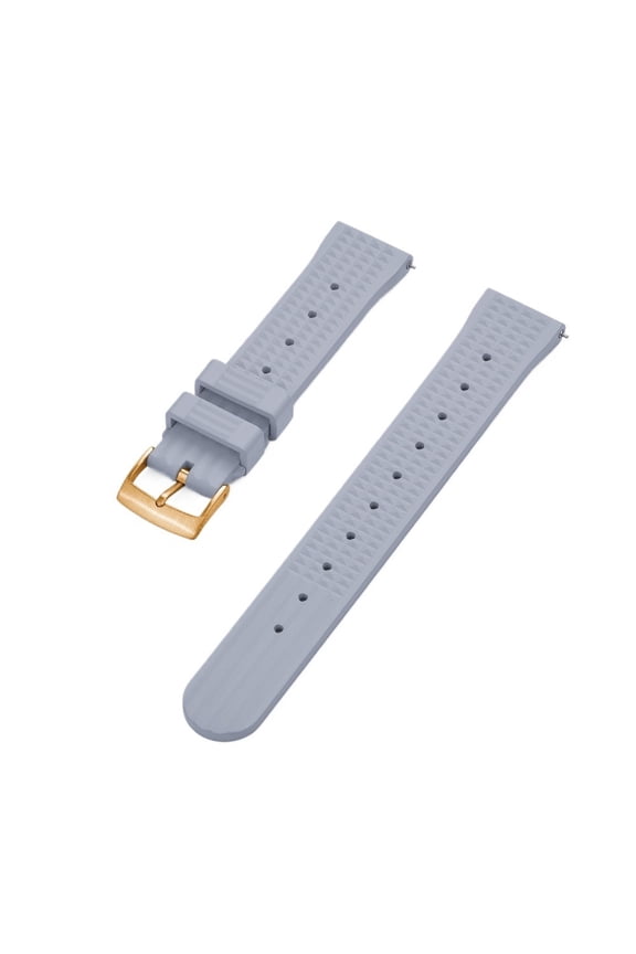 Rubber Waffle Strap 20mm 22mm Quick Release Watch Band For Men's Diving Watches Replacement