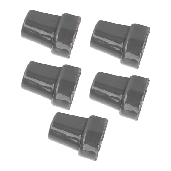 Rubber Walking Crutches Tips, Crutches Accessories, 5pcs22mm Single-angle Crutches Tips Imitation Tire Texture Anti-skid Rubber Translucent 4x4x4 Cm