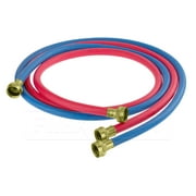FLEXCRAFT Rubber Washing Machine Hose Connecor, EPDM Rubber Tube Cover, Washing Machine Supply Line, 10 ft (Pack Of 2)