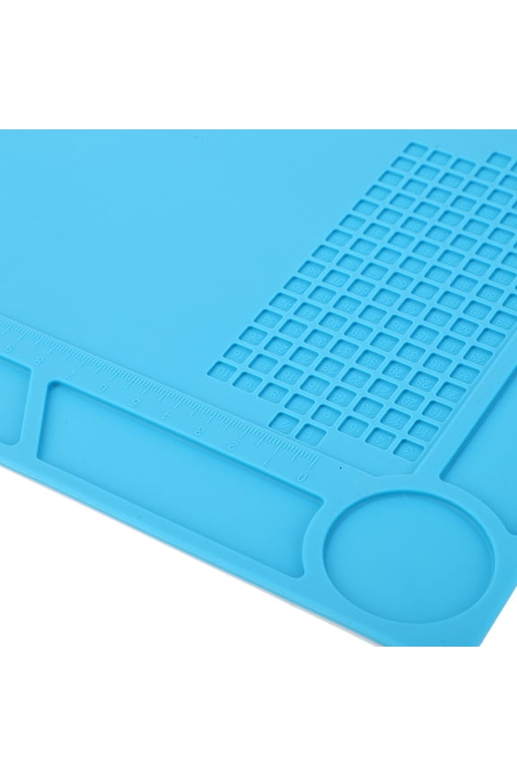 Rubber Watch Repair Mat Work Pad with Screw Positions & Grooves, Anti-Slip, 13.78 x 9.84 Inches rubber Watchmakers Organizing