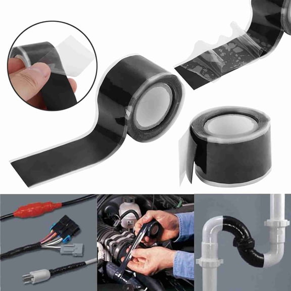 Rubber Water Resistant Self Adhesive Silicone Rubber Sealing Insulation Repair Tapes For Electrical Cables Connections Water Pipe