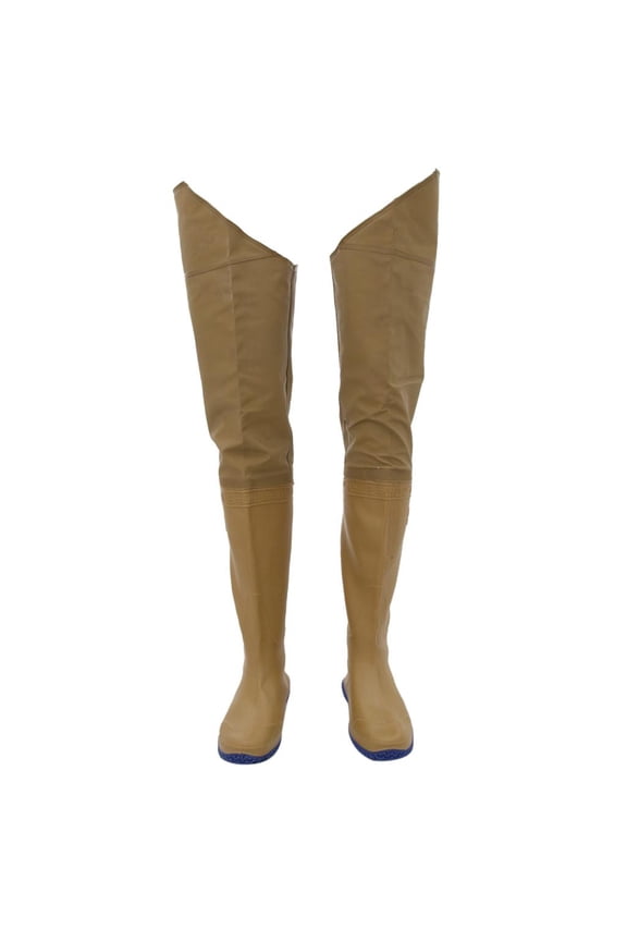 Rubber Waterproof Wading Boot Fishing Pants Unisex Waders Boot Leg - Yellow, 44 41