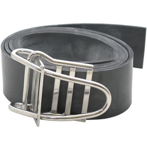 Rubber Weight Belt with Wire Buckle for Scuba Divers and Snorkelers