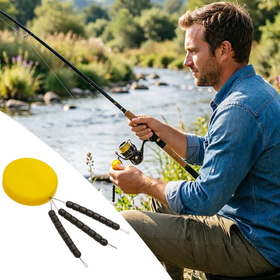 Rubber Weight Terminal Rig for Carp Fishing, Tungsten Pin to Hook Link and Anchor on For Hair Rig End, Bank Tackle Stability Rig for Coarse Fishing, Fishing