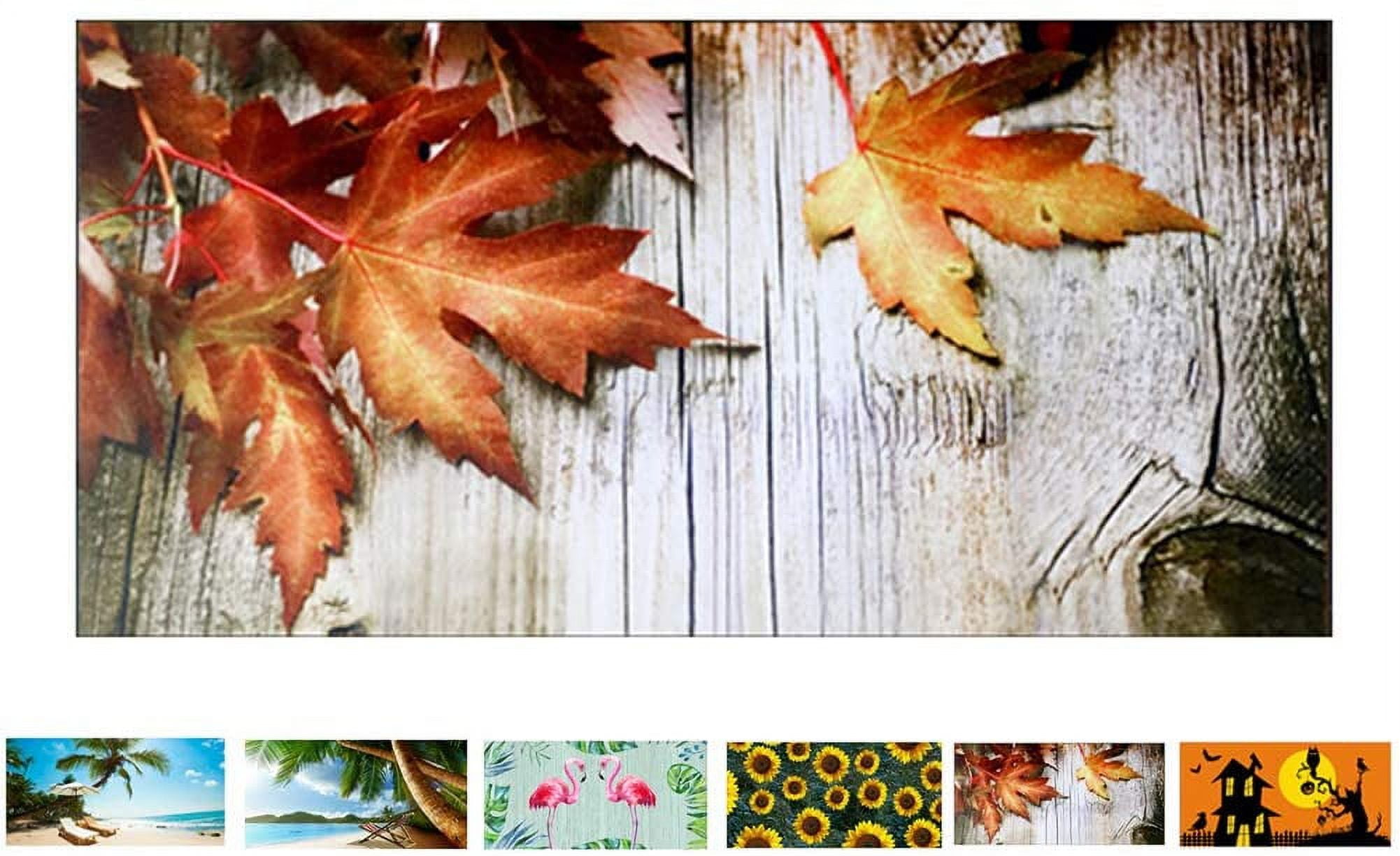 Maple Leaves Autumn Rubber Non-Slip Outdoor Doormat