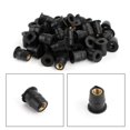 thumbnail image 1 of Rubber Well Nut Windscreen & Fairing 50Pcs M5 10mm 3/8 For Universal Motorcycles, 1 of 9