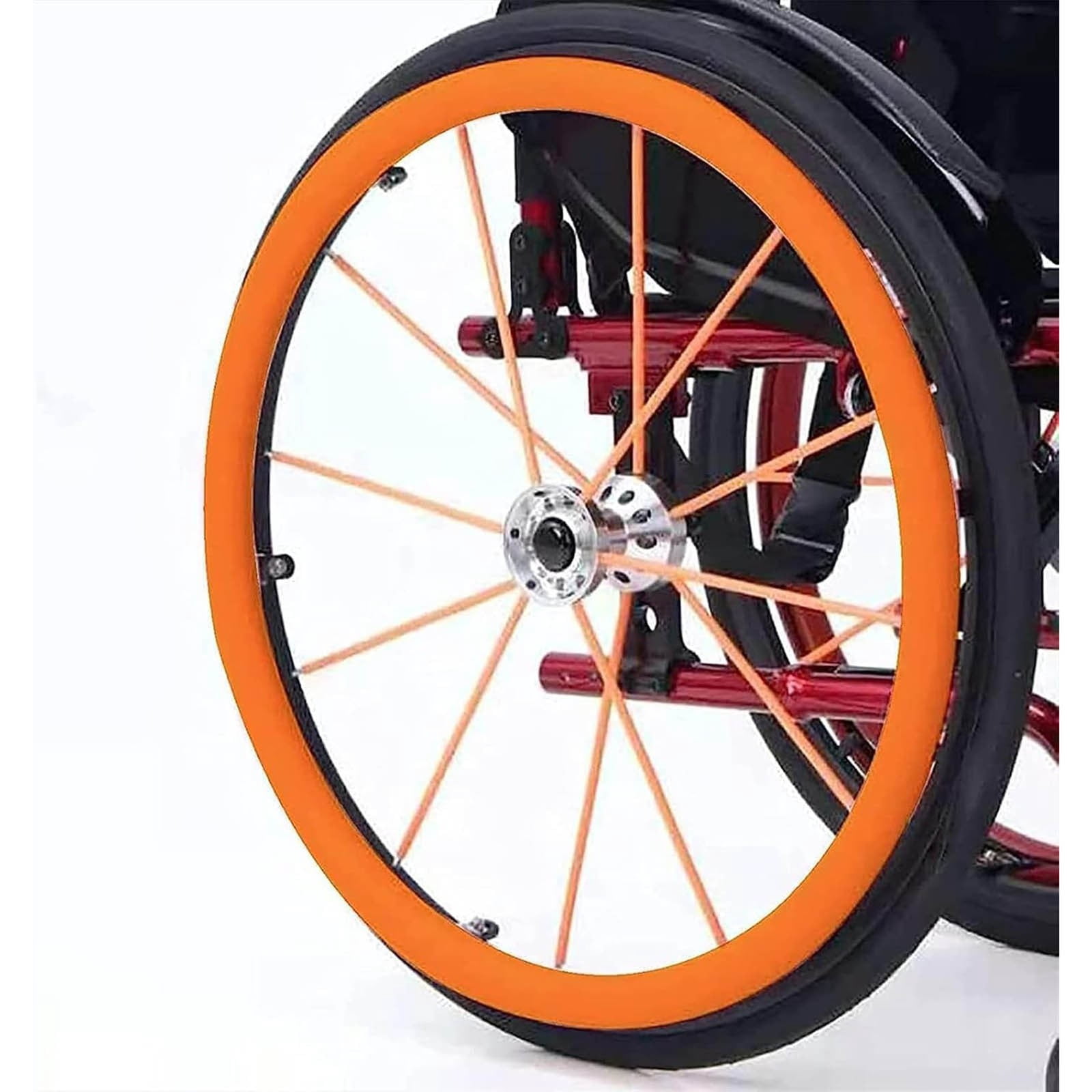 Handwheel Rim Rubber Wheel Rim Cover For Wheelchair Hand Rims Universal Fit Guarding ...