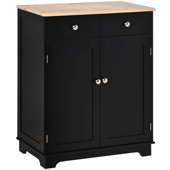Rubber Wood Counter, Easy Maintenance - Useful Storage in Living and Dining Areas