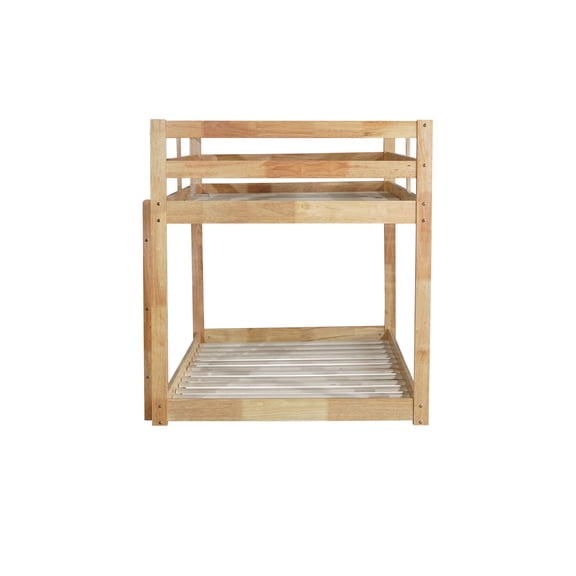 Rubber Wood Twin Over Loft Bed - Comfort And Stability Combined With Easy Assembly Instructions For Convenience