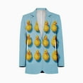 thumbnail image 1 of Rubber duck Men's Suit Blazer Casual Party Wear Slim Fit Suit Jacket Fashionable Luxury British Style Men Suit Coat, 1 of 5