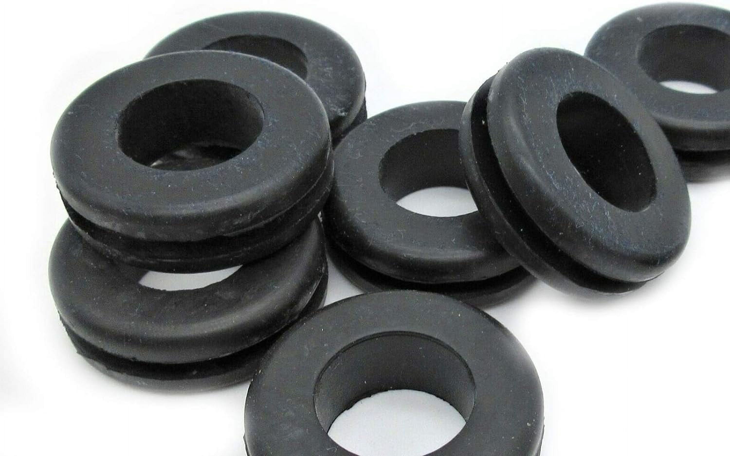 1/8" X 5/16" OD Ridged Rubber Feet For Electronics Push In Fits 1/16 Panels - Foto 5