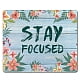 Rubber with Cloth Mouse Pad Customization Mouse Pad Rectangle Flower Pattern 20x24x0.3cm