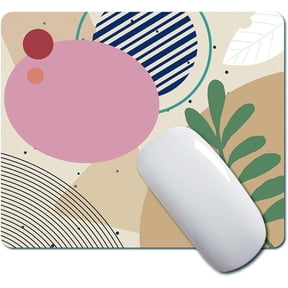 Rubber with Cloth Mouse Pad Customization Mouse Pad Rectangle Grass Pattern 20x24x0.3cm for DIY