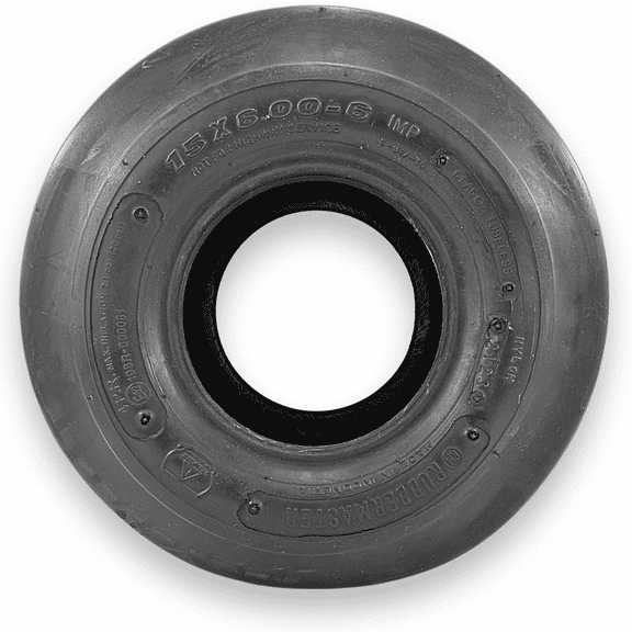 RubberMaster 15x6.00-6 Rib 4 Ply Tubeless