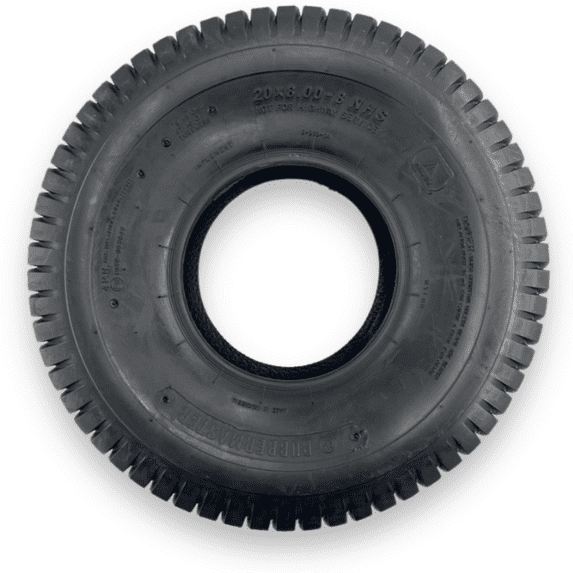RubberMaster 20x8.00-8 Turf 4 Ply Tubeless