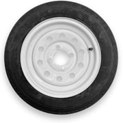 RubberMaster 4.80-12 6 Ply Highway Rib Tire and 4 on 4 Modular