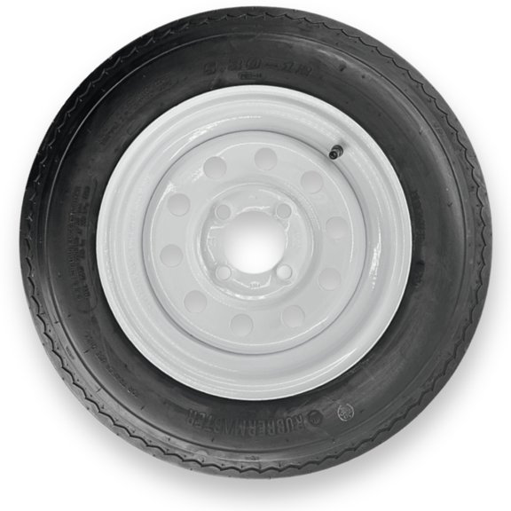 RubberMaster 5.30-12 6 Ply Highway Rib Tire and 4 on 4 Modular
