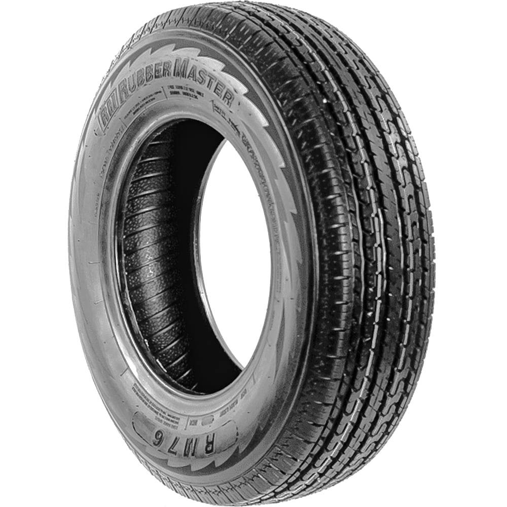 RubberMaster RM76 ST 175/80R13 Load D 8 Ply Trailer Tire - Walmart.com