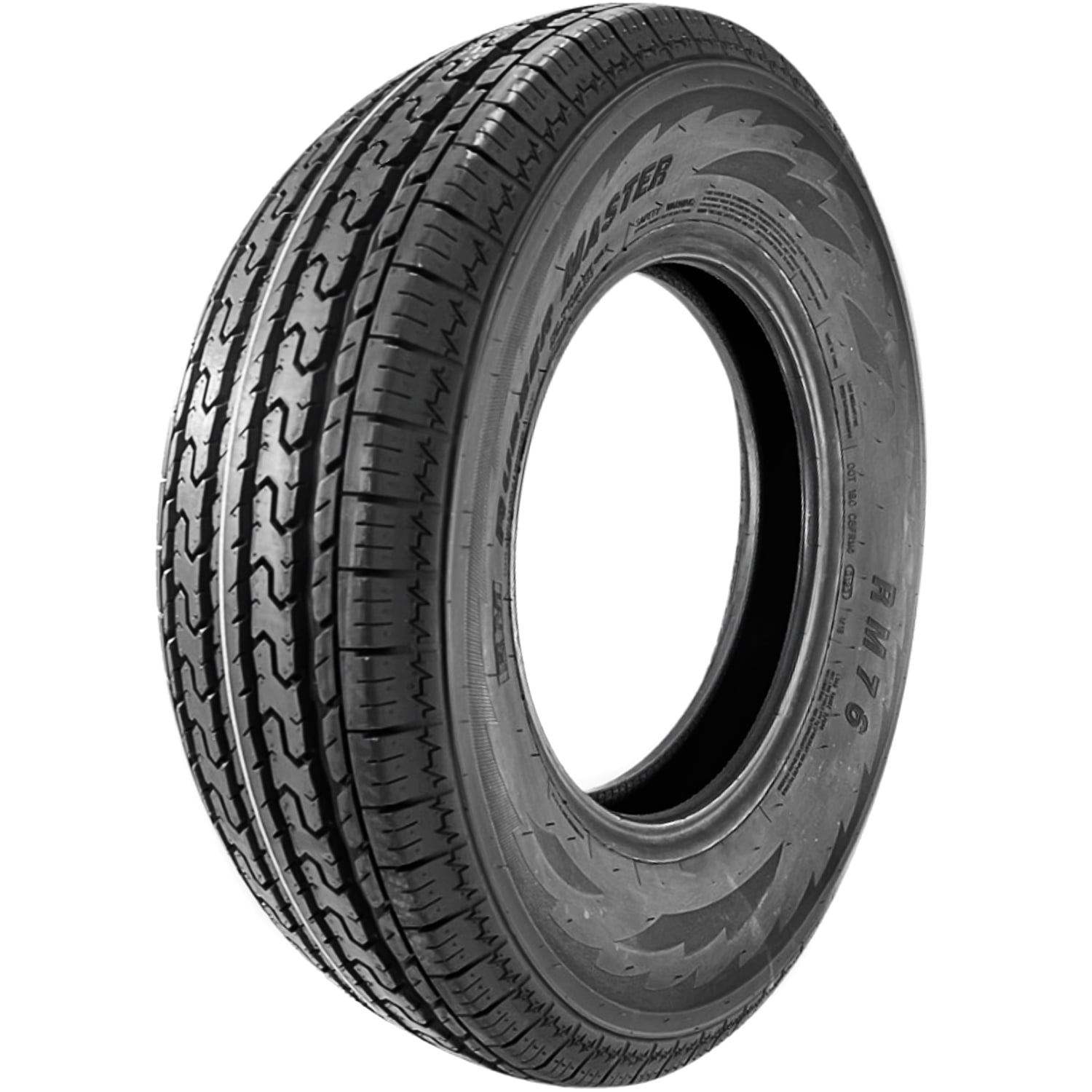 RubberMaster RM76 Nylon Belted ST185/80R13 185/80R13 99/95M D 8 Ply Trailer Tire