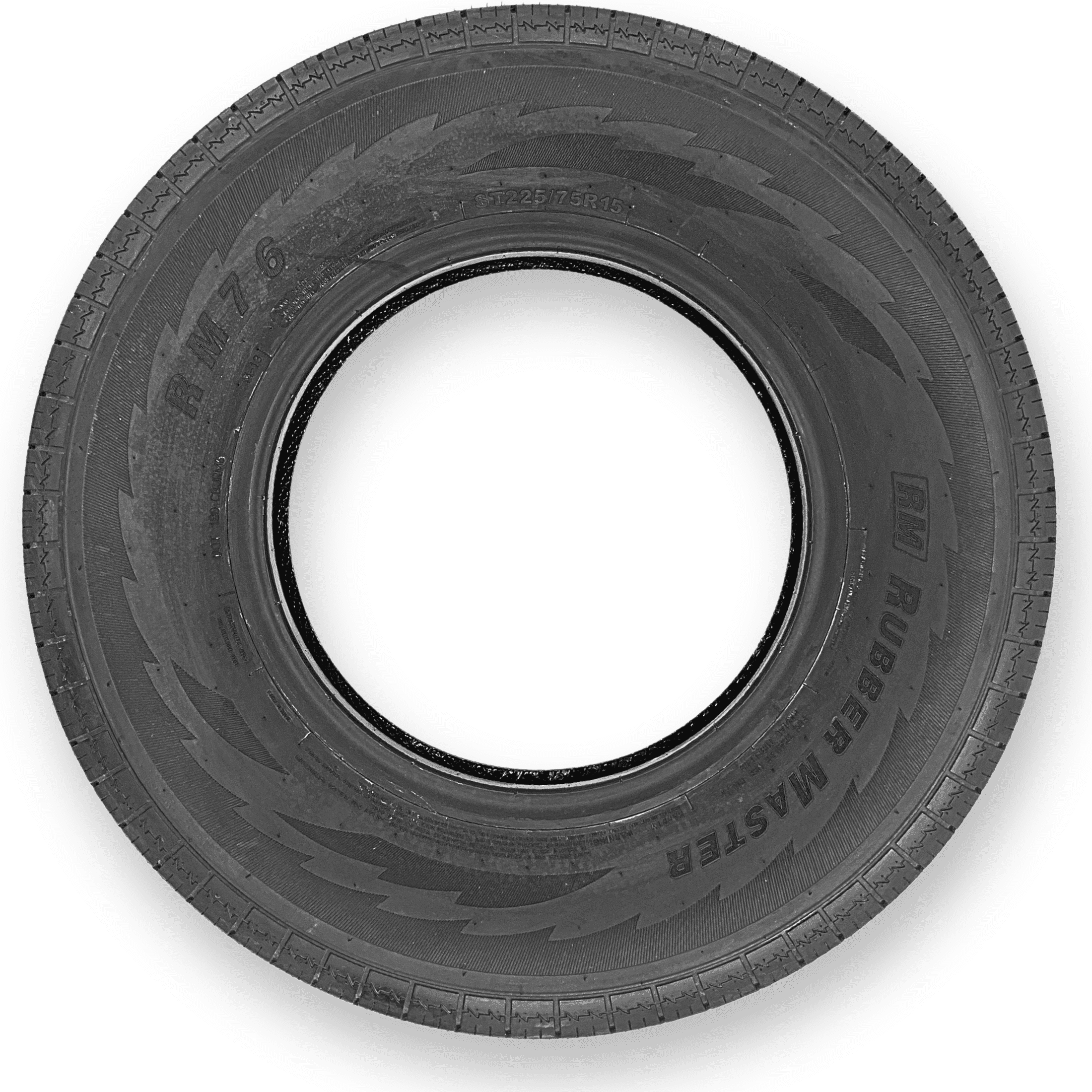 RubberMaster RM76 ST225/75R15 225/75R15 117/112M E 10 Ply Trailer Tire Simolary simolary.com