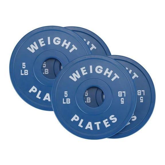 RubberOlym-picBumper Weights Plates Set,2 In Barbell Plates,1.25 LB 2.5LB 5LB 10LB Barbell Weights for Strength Training Weightlifting(Single, Pair & Set)