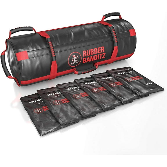 Rubberbanditz- Fitness Sandbag for Workout | Heavy Duty 50 lb Exercise Weights